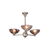 Luma-Spec Lighting 70828 - 31"W Deco Ball Chambord Swirl 3 LT Chandelier