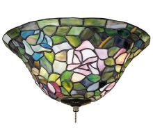 Luma-Spec Lighting 71427 - 12"W Tiffany Rosebush Flushmount