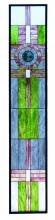 Luma-Spec Lighting 72445 - 15.25"W X 83.75"H Maxfield Parrish Custom Stained Glass Window