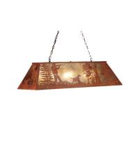 Luma-Spec Lighting 72967 - 48"L Quail Hunter W/Dog Oblong Pendant