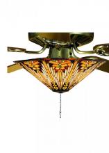 Luma-Spec Lighting 73124 - 17" Wide Nuevo Mission Fan Light Fixture