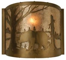Luma-Spec Lighting 73308 - 10"W Bear at Lake Wall Sconce