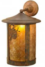 Luma-Spec Lighting 73438 - 12"W Fulton Winter Pine Solid Mount Wall Sconce
