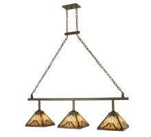 Luma-Spec Lighting 73874 - 46" Long Nuevo Mission 3 Light Island Pendant