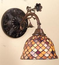 Luma-Spec Lighting 74044 - 8" Wide FISHSCALE Wall Sconce