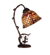 Luma-Spec Lighting 74046 - 15"H Tiffany Fishscale Accent Lamp