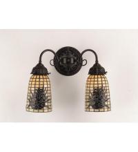 Luma-Spec Lighting 74048 - 14.5" Wide Pine Barons 2 LT Wall Sconce