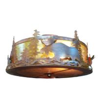 Luma-Spec Lighting 77902 - 18.5" Wide Moose at Dusk Flushmount