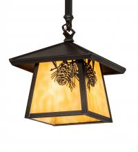 Luma-Spec Lighting 79477 - 8" Square Stillwater Winter Pine Pendant