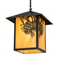 Luma-Spec Lighting 80797 - 16" Square Seneca Winter Pine Pendant