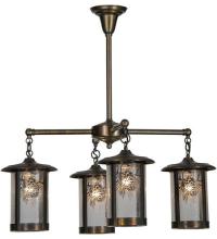 Luma-Spec Lighting 81057 - 30"W Fulton Winter Pine 4 LT Chandelier