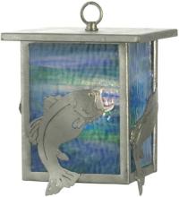 Luma-Spec Lighting 81118 - 8"W Leaping Bass Lantern Mini Pendant
