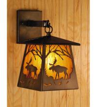 Luma-Spec Lighting 81342 - 7" Wide Moose at Dawn Hanging Wall Sconce
