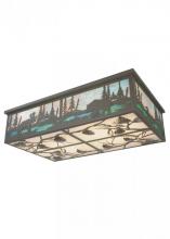 Luma-Spec Lighting 81815 - 36" Long Wildlife at Pine Lake Flushmount