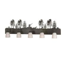 Luma-Spec Lighting 81913 - 48"W Quail Hunter W/Dog 5 LT Vanity Light