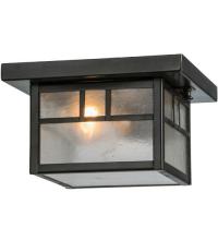 Luma-Spec Lighting 87268 - 8"Sq Hyde Park Double Bar Mission Flushmount