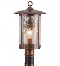 Luma-Spec Lighting 90623 - 10"W Fulton Winter Pine Post Mount