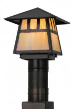 Luma-Spec Lighting 92517 - 8"Sq Stillwater Double Bar Mission Post Mount