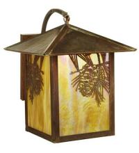 Luma-Spec Lighting 95195 - 16" Square Seneca Winter Pine Curved Arm Wall Sconce