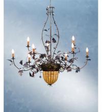 Luma-Spec Lighting 95358 - 63"W Greenbriar Oak 9 Arm Chandelier