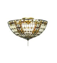 Luma-Spec Lighting 97657 - 16"W Fleur-de-lis Fan Light Fixture