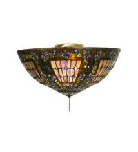 Luma-Spec Lighting 97659 - 16"W Fleur-de-lis Fan Light Fixture