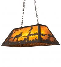 Luma-Spec Lighting 98242 - 33" Long Moose at Lake Oblong Pendant