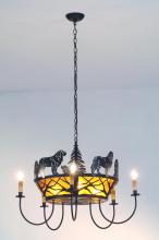 Luma-Spec Lighting 98408 - 32" Wide Big Dogs 5 Light Chandelier