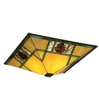 Luma-Spec Lighting 98531 - 26"Sq Pinecone Ridge W/Hooks Shade