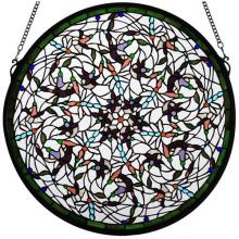 Luma-Spec Lighting 98951 - 22"W X 22"H Dragonfly Stained Glass Window