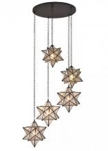 Luma-Spec Lighting 99178 - 45" Wide Moravian Star 5 Light Cascading Pendant
