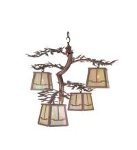 Luma-Spec Lighting 99399 - 26" Wide Pine Branch Valley View 4 Light Chandelier