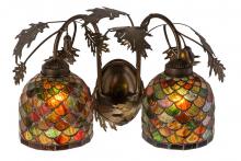 Luma-Spec Lighting 99978 - 18"W Oak Leaf & Acorn 2 LT Wall Sconce