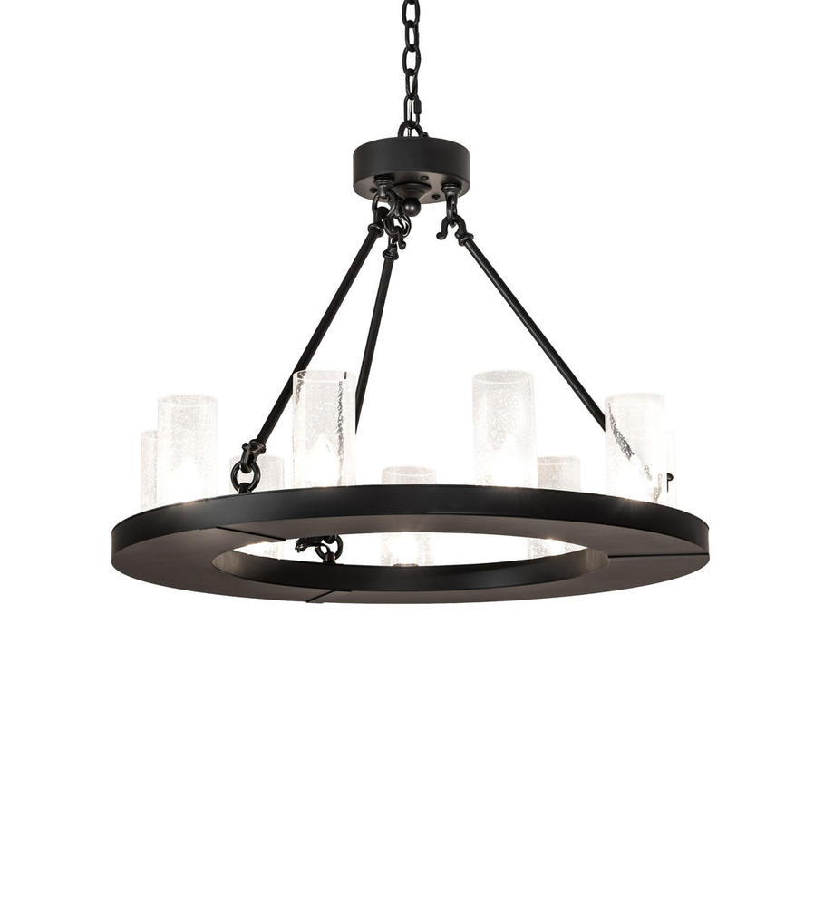 30" Wide Loxley 9 Light Chandelier