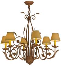 Luma-Spec Lighting 116650 - 31"W Bordeaux 6 LT Chandelier