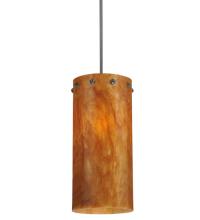 Luma-Spec Lighting 116783 - 7.5"W Cilindro Amber Swirl Pendant