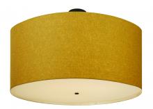 Luma-Spec Lighting 117334 - 48"W Cilindro Beige Textrene Semi-Flushmount