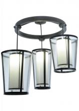 Luma-Spec Lighting 128480 - 74"W Cilindro Tapered 3 LT Cascading Pendant