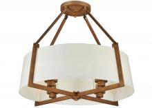 Luma-Spec Lighting 129153 - 31"W Cilindro Lucy Semi-Flushmount