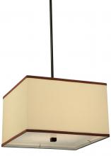 Luma-Spec Lighting 130284 - 16" Square Charisma Fabric Pendant