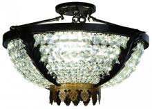 Luma-Spec Lighting 133099 - 20" Wide Chrisanne Crystal Flushmount