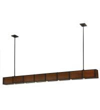 Luma-Spec Lighting 135128 - 96"L Giradeau Wood Beam Oblong Pendant