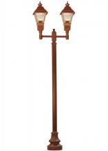 Luma-Spec Lighting 136361 - 46" Long Carefree 2 Lantern Outdoor Street Lamp