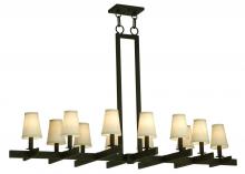 Luma-Spec Lighting 136572 - 54" Long Dante 12 Light Oblong Chandelier