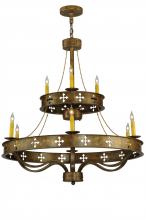 Luma-Spec Lighting 137956 - 37.5"W Byzantine 9 LT Two Tier Chandelier