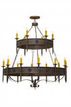 Luma-Spec Lighting 145304 - 69"W Calandra 18 LT Two Tier Chandelier