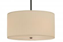 Luma-Spec Lighting 146617 - 24"W Cilindro Mushroom Pleated Textrene Pendant