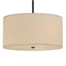 Luma-Spec Lighting 147915 - 24"W Cilindro Mushroom Pleated Textrene Pendant