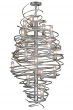 Luma-Spec Lighting 148175 - 30"W Cyclone 18 LT W/Glass Shades Chandelier