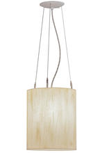 Luma-Spec Lighting 150735 - 10" Wide Cilindro De Marfil Lino Pendant